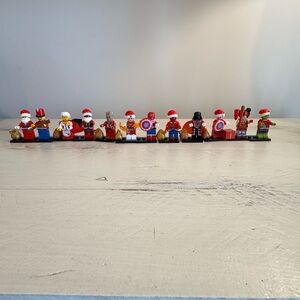 11-Piece Christmas Custom Minifigure Set Deadpool, Darth Vader, Spiderman